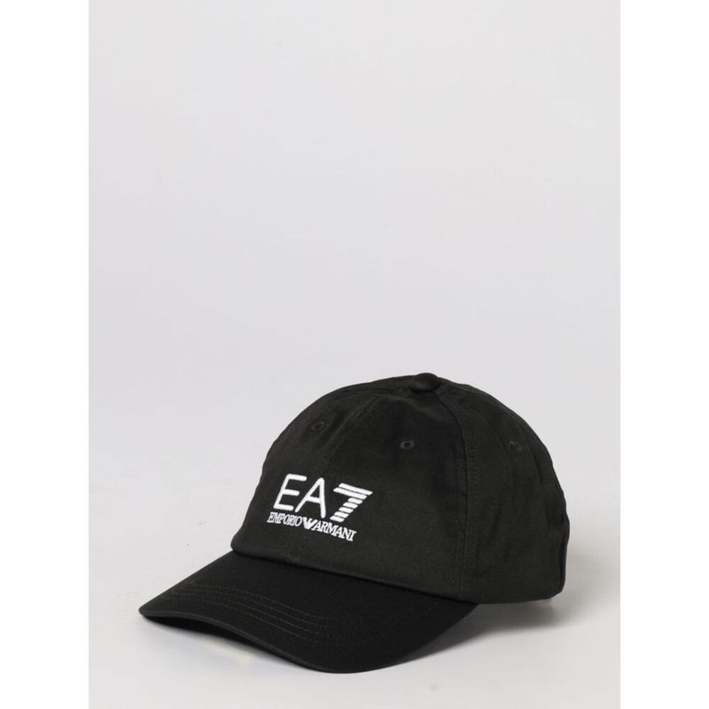 Ea7 Men Ea7 Cotton Hat With Embroidered Logo